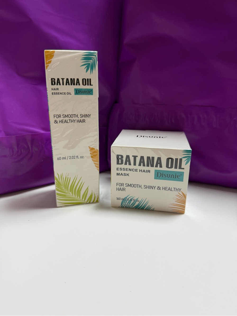 Batana Oil Essence Hair Mask & Oil Set — White